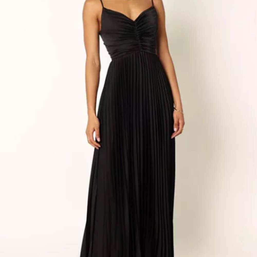 Black Petal and Pup Naira Dress